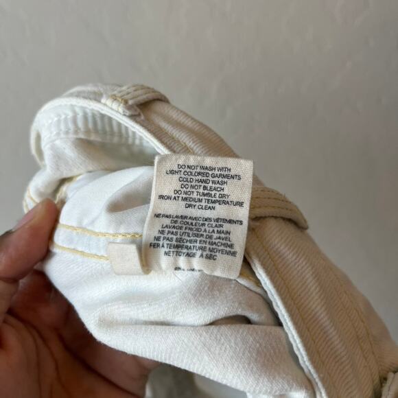 Ulla Johnson White Straight Leg Jeans - Picture 12 of 12